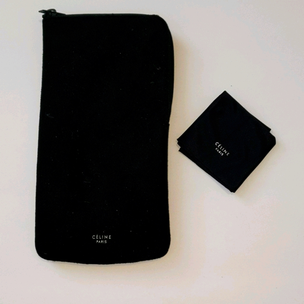 Authentic Suede Celine Glasses or Sunglasses Case